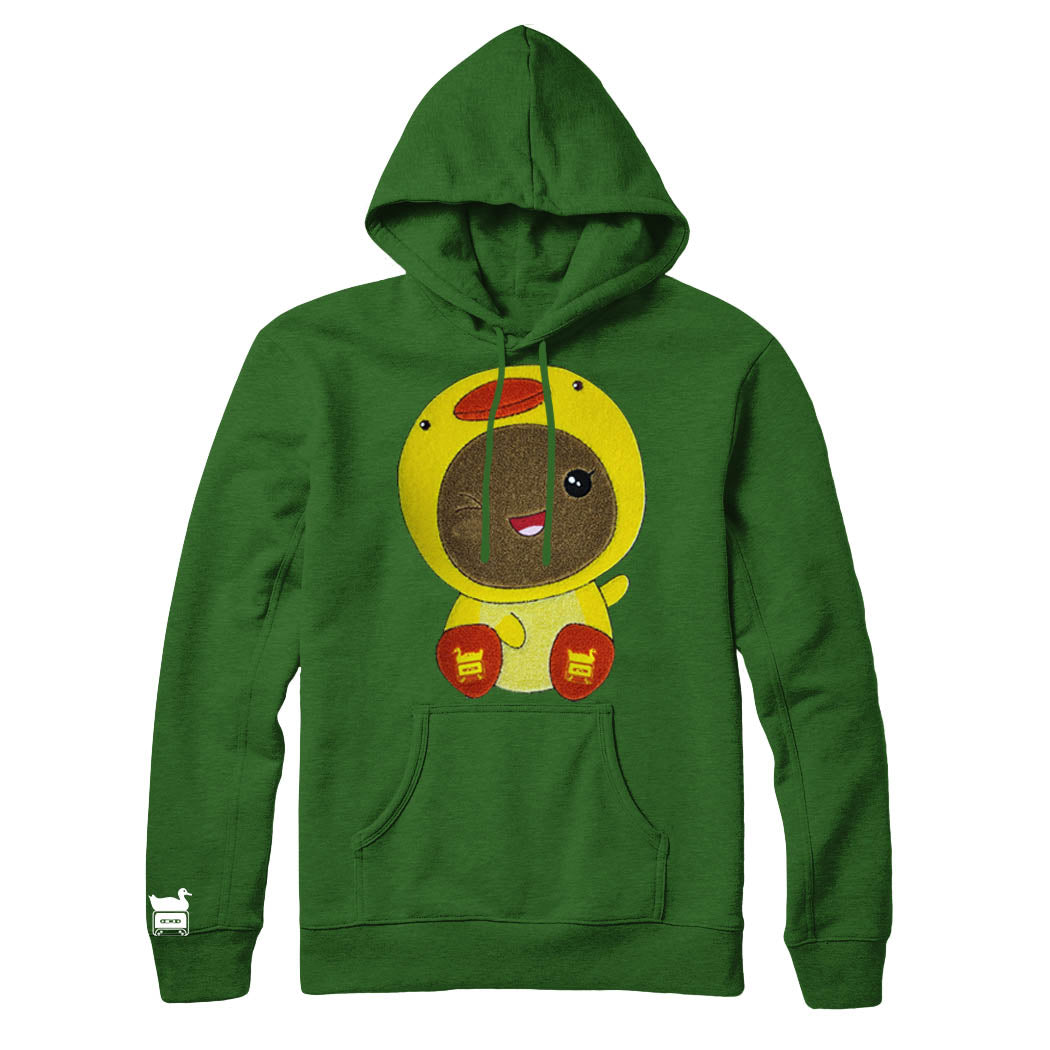 DT Anime Baby Hoodie green
